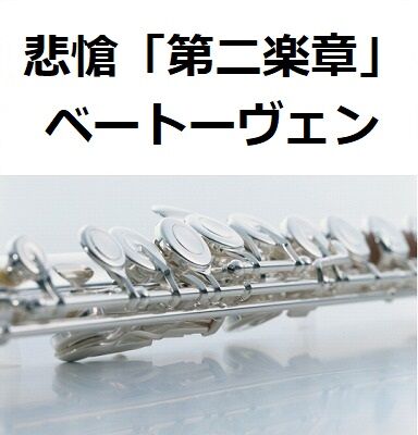 フルート楽譜】悲愴「第二楽章」（ベートーヴェン）抜粋アレンジ