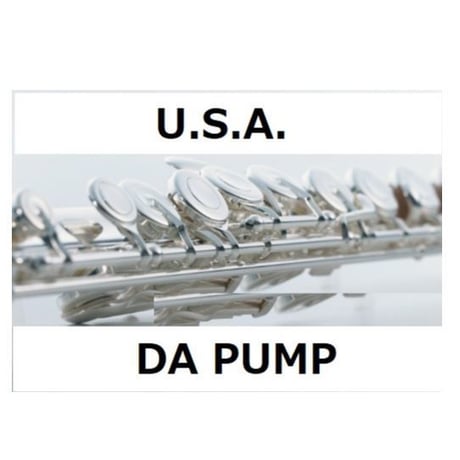 【フルート楽譜】U.S.A.（DA PUMP）（フルートピアノ伴奏）