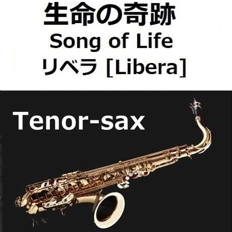 【テナーサックス楽譜】生命の奇跡[Song of Life]（リベラ）[Libera]「マドンナ・ヴェルデ」（テナーサックス・ピアノ伴奏）