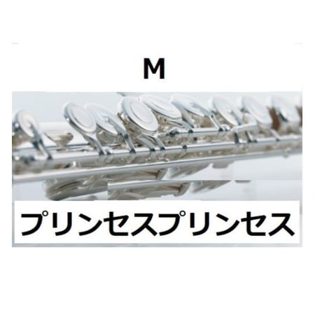 【フルート楽譜】M（プリンセスプリンセス）（フルートピアノ伴奏）
