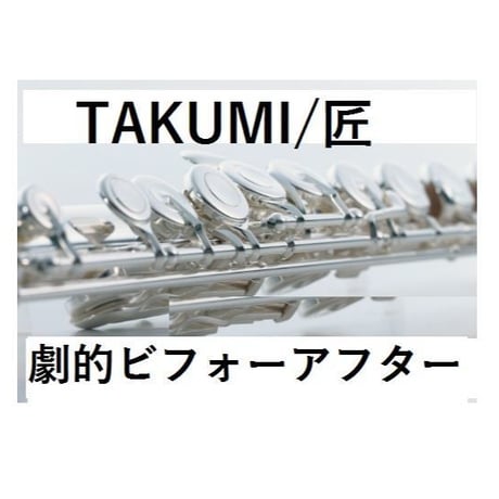 【フルート楽譜】TAKUMI_匠（フルートピアノ伴奏） ｜大改造!!劇的ビフォーアフター