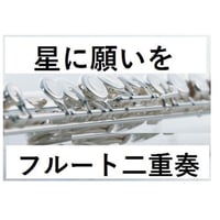 【フルート楽譜】星に願いを《二重奏》(ディズニー)