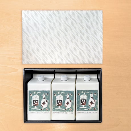 FLANNEL DRIP ICE COFFEE／ギフト箱入3本セット