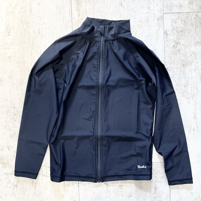 小・中学校水着 ラッシュガード長袖ファスナー付き/T801 | SAKAEYA