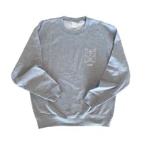 aquarius season sweat shirt/gray