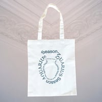 ♒️ AQUARIUS TOTE BAG /off white