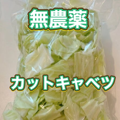 無農薬キャベツ  カット済み　甘みがありますよ！