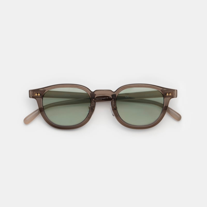 BECK Gray / Smoke Green Lens sunglasses《ベック グレー