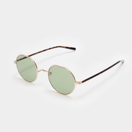WELLER sunglasses 《ウェラー サングラス》Mahogany / Green Lens