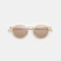 AMY Ecru Light Brown Lens sunglasses 《エイミー エクリュ ライトブラウンレンズ サングラス》