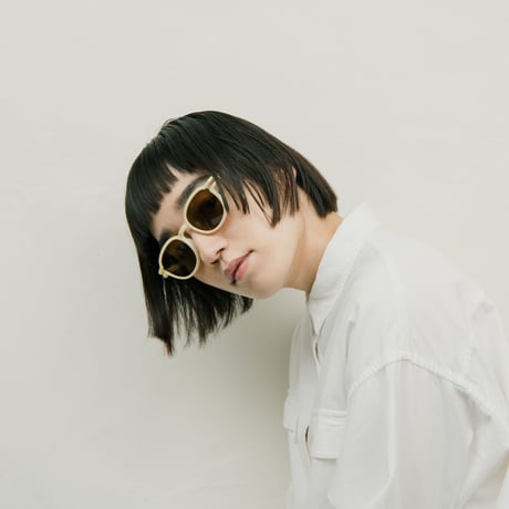 "PIET HEIN EEK ⇄ Ciqi " HEIN White Sunglasses《ヘイン ホワイト サングラス》
