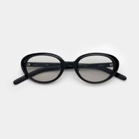 BRETT Black / Light Gray Lens sunglasses《ブレット ブラック ライトグレーレンズ サングラス》