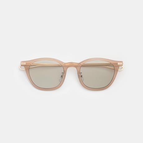 LINDA Rose Beige Light Gray Lens sunglasses 《リンダ ローズベージュ ライトグレーレンズ サングラス》