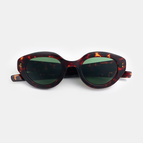 VANESSA Burgundy Green Lens sunglasses 《ヴァネッサ バーガンディ グリーンレンズ サングラス》