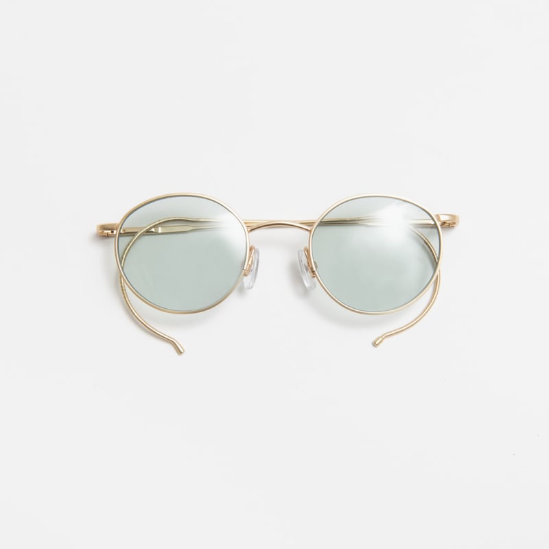NEIL Gold / Light Green Lenses sunglasses《ニール ゴ