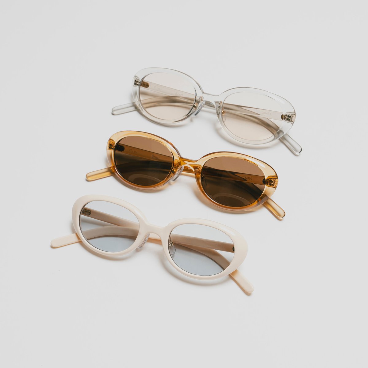 BRETT Ivory / Light Gray Lens sunglasses《ブレット ア