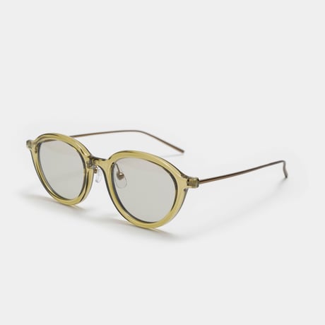 MILLS Clear Khaki / LightGray Lens sunglasses《ミルズ クリアカーキ ライトグレーレンズ サングラス》