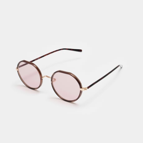 MIKK sunglasses 《ミック サングラス》Mahogany / Pink Lens