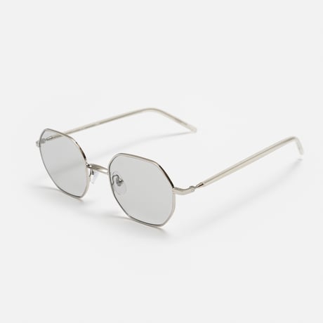 CHERYL Clear White / Light Gray Lens sunglasses《シェリル クリアホワイト ライトグレーレンズ サングラス》