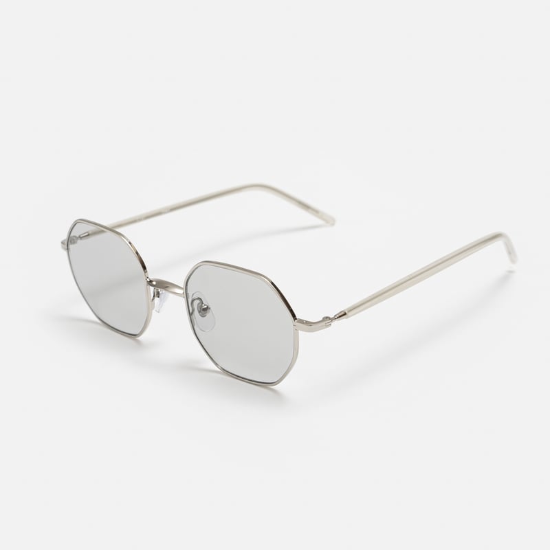 CHERYL Clear White / Light Gray Lens sunglasses