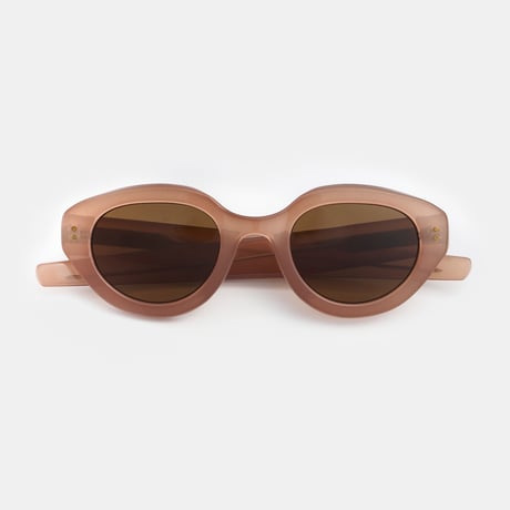 VANESSA Pink Beige Brown Lens sunglasses 《ヴァネッサ ピンクベージュ ブラウンレンズ サングラス》