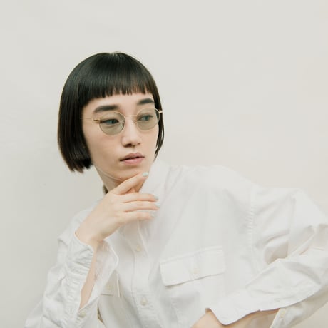 IRAIZA Gold / Light Green Lens sunglasses 《イライザ ゴールド ライトグリーンレンズ サングラス》