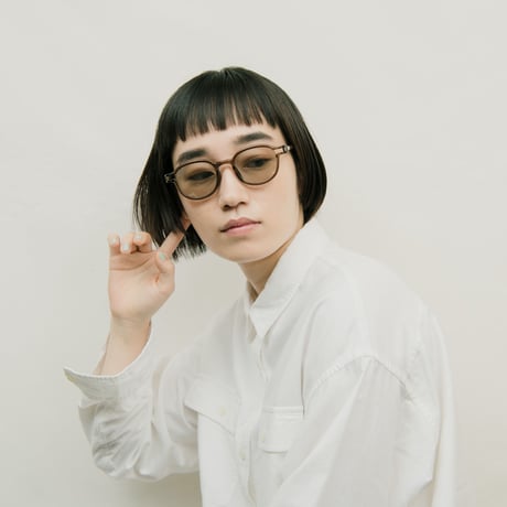 "PIET HEIN EEK ⇄ Ciqi " HEIN Brown Gray Sunglasses 《ヘイン ブラウングレー サングラス》
