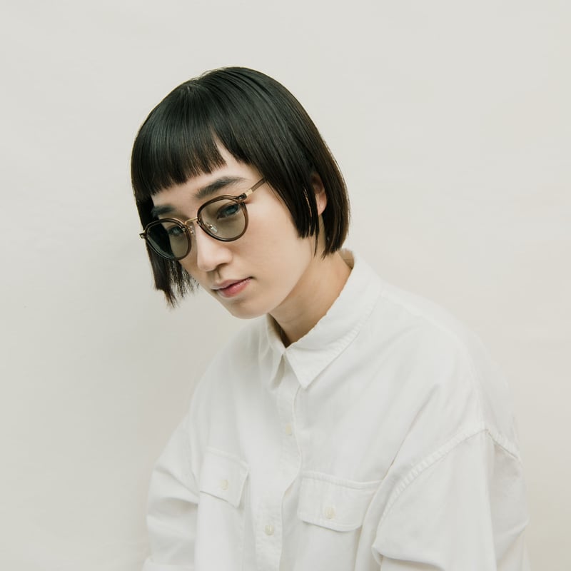 DONNY Gray / Light Green Lens sunglasses 《ダニー グ