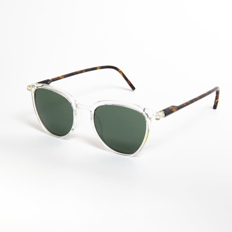 LOW IQ 01着 GARNI クリアグラス CURTIS clear color sunglasses《カーティス クリアカラー サン