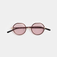 MIKK sunglasses 《ミック サングラス》Mahogany / Pink Lens