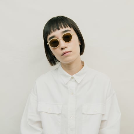 TODD Beige / Brown Lens sunglasses 《トッド ベージュ ブラウンレンズ サングラス》
