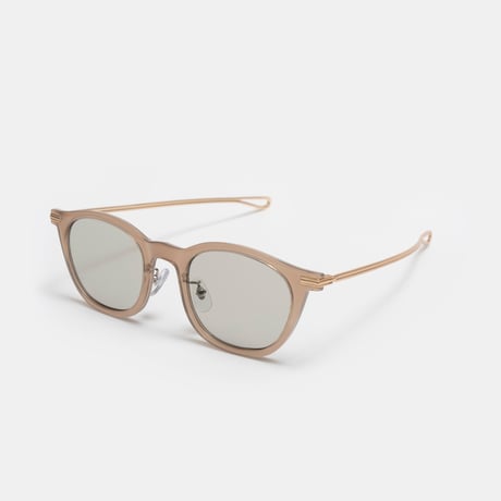 LINDA Rose Beige Light Gray Lens sunglasses 《リンダ ローズベージュ ライトグレーレンズ サングラス》