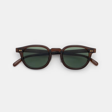 BECK Brown / Green Lens sunglasses《ベック ブラウン グリーンレンズ サングラス》