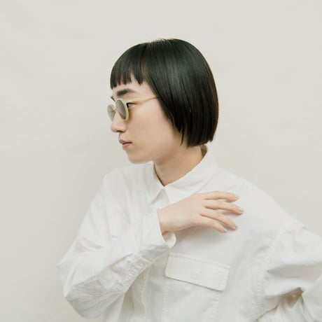 TODD Beige / Brown Lens sunglasses 《トッド ベージュ ブラウンレンズ サングラス》