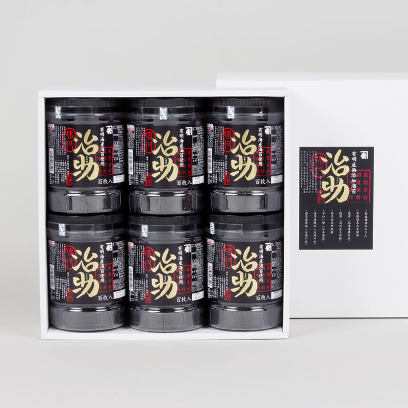 ギフトセットI（無添加味付海苔治助×6） | 海苔のおがわONLINE SHOP