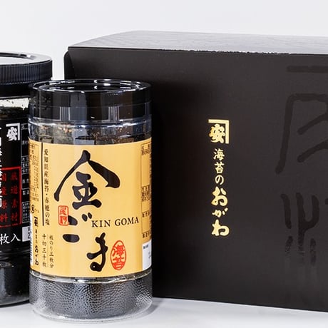 ギフトセットS（ぱりっ味付海苔×1、焼き海苔金ごま×1）
