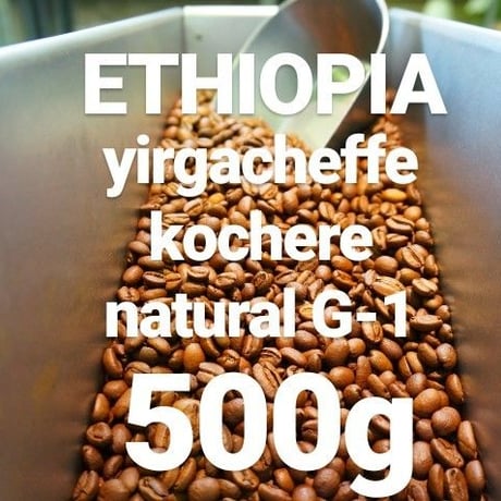 ETHIOPIA yirgachffee kochere "エチオピア イルガチェフェ コチャレ ナチュラル" 500g