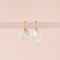《Special Pearlの耳飾り》B  / 花びら淡水ケシパールパール / K14GF / ピアス / 1点もの