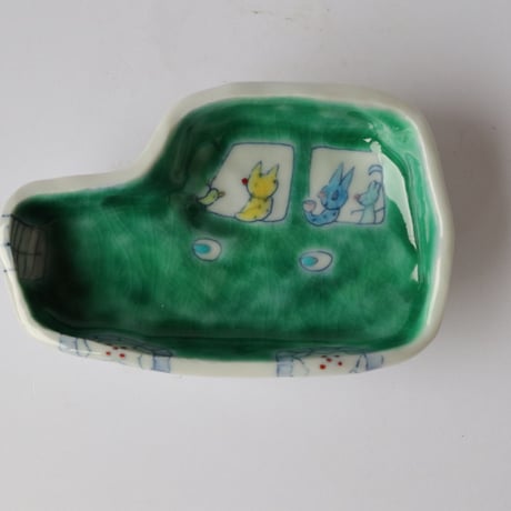 北尾正治・マキ　石のうつわ　車小皿