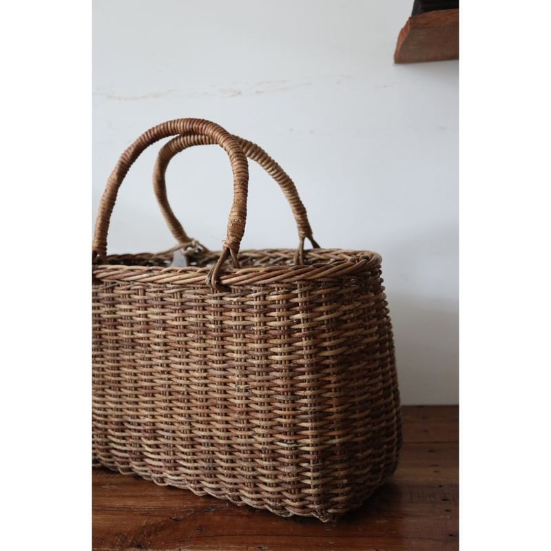 あけび篭「並編角篭（46x46x19cm）」【 送料確認用出品 