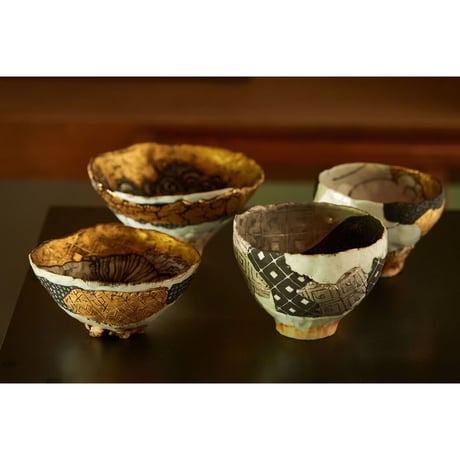 井上雅子　抹茶碗　羊