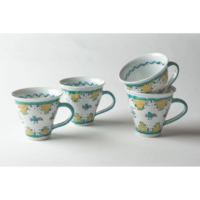 永井麻美子 九谷焼 トルコ マグカップ | HemingArts