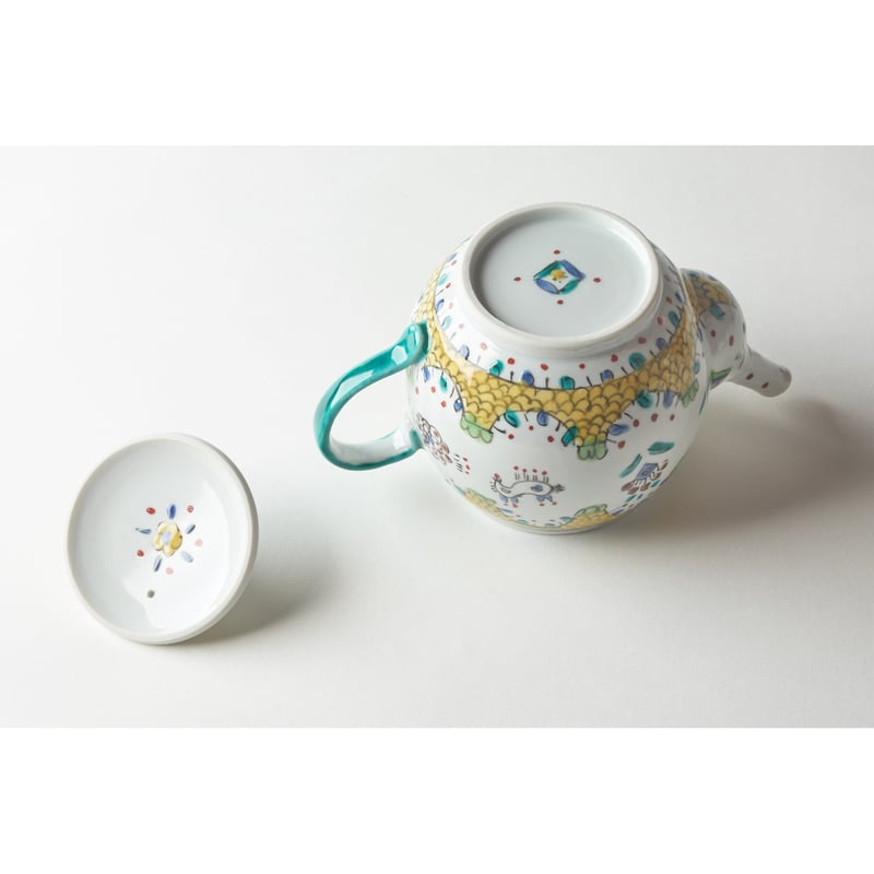 永井麻美子 九谷焼 ポット トルコ | HemingArts