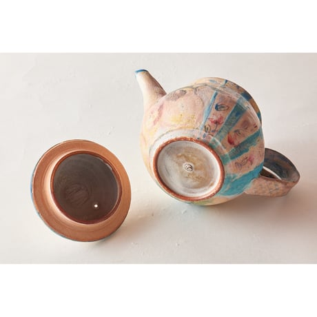 稲積佳谷　春影　ティーポット　花