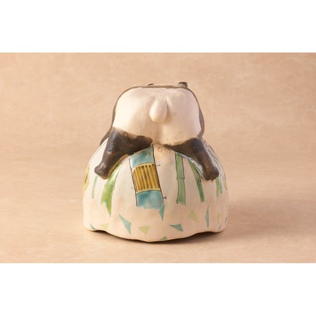 北井真衣　パンダ茶碗