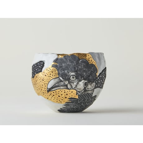 九谷焼　井上雅子　高杯　白い花 井上雅子 | STORES