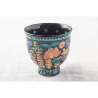 永井麻美子　百花手カップ 黒　308