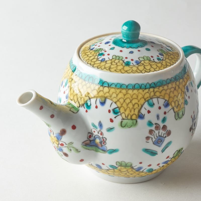 永井麻美子 九谷焼 ポット トルコ | HemingArts