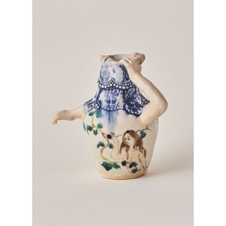 北井真衣さん　アニマルセラピー　壺　九谷焼 北井真衣さん アニマルセラピー 壺 九谷焼