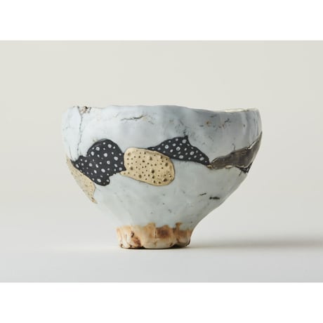 井上雅子　抹茶碗　狼